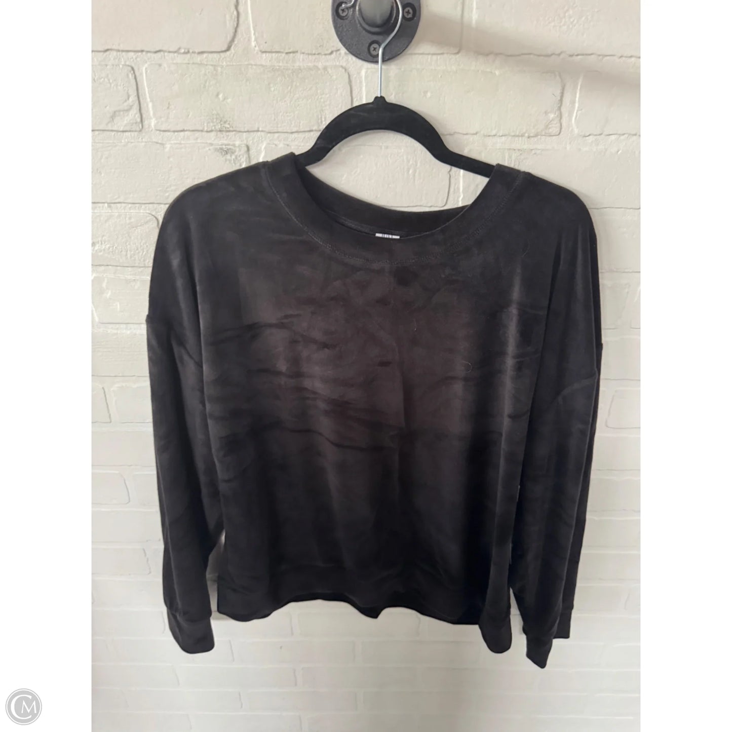 Sweatshirt Crewneck By Gap In Black, Size: L