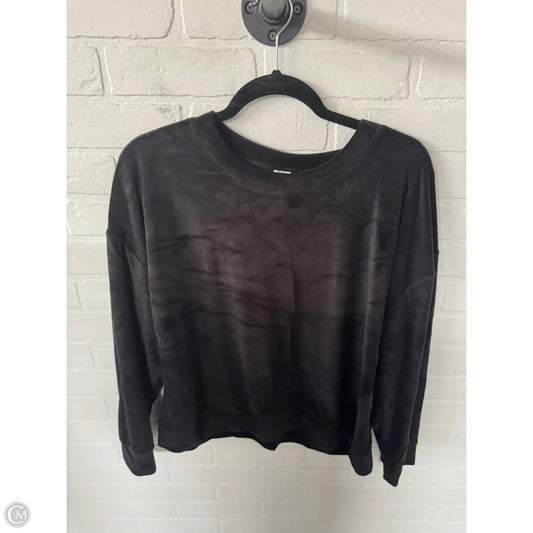 Sweatshirt Crewneck By Gap In Black, Size: L
