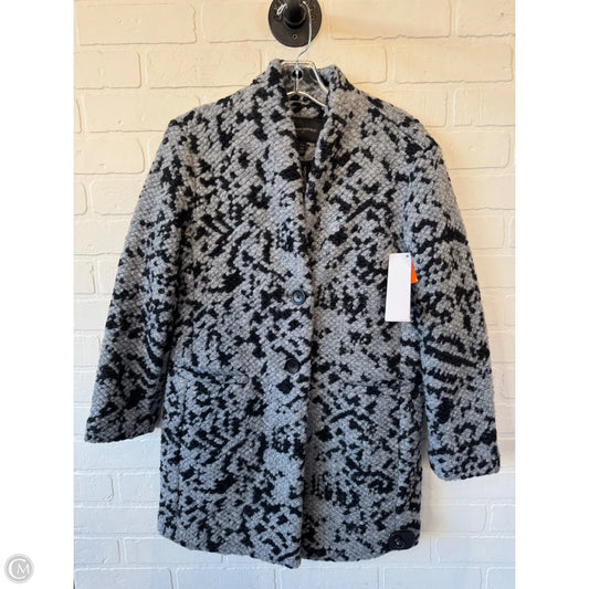 Coat Peacoat By Banana Republic In Black & Grey, Size: Xsp