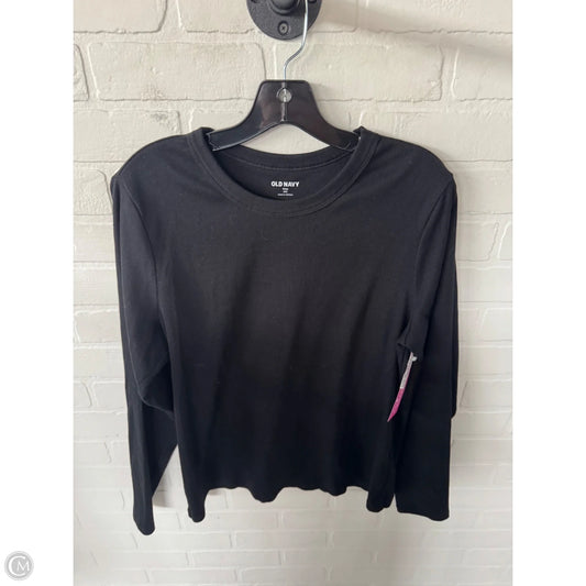 Top Long Sleeve Basic By Old Navy In Black, Size: Xxl
