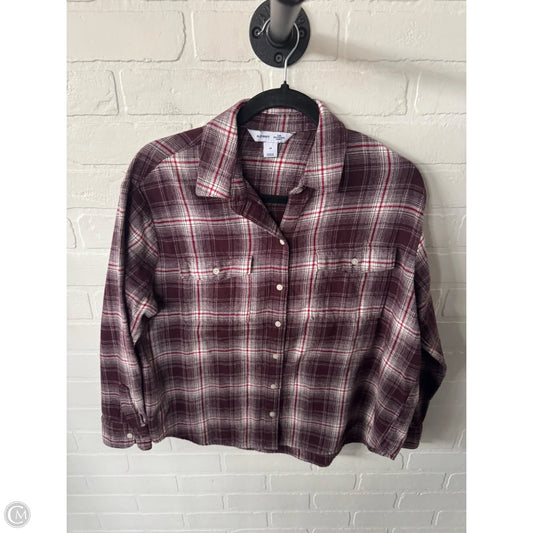 Top Long Sleeve By Old Navy In Maroon, Size: M