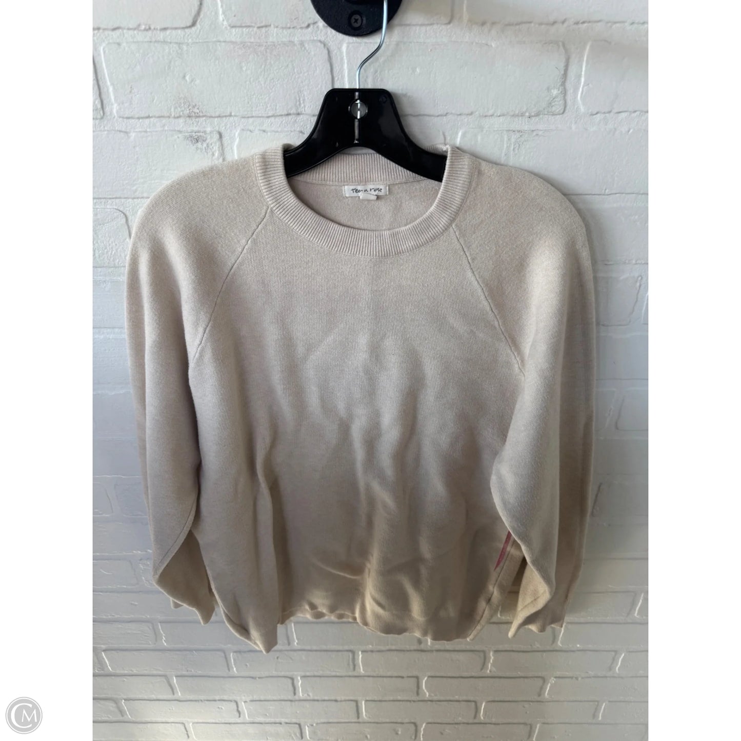 Sweater By Tea N Rose In Tan, Size: L