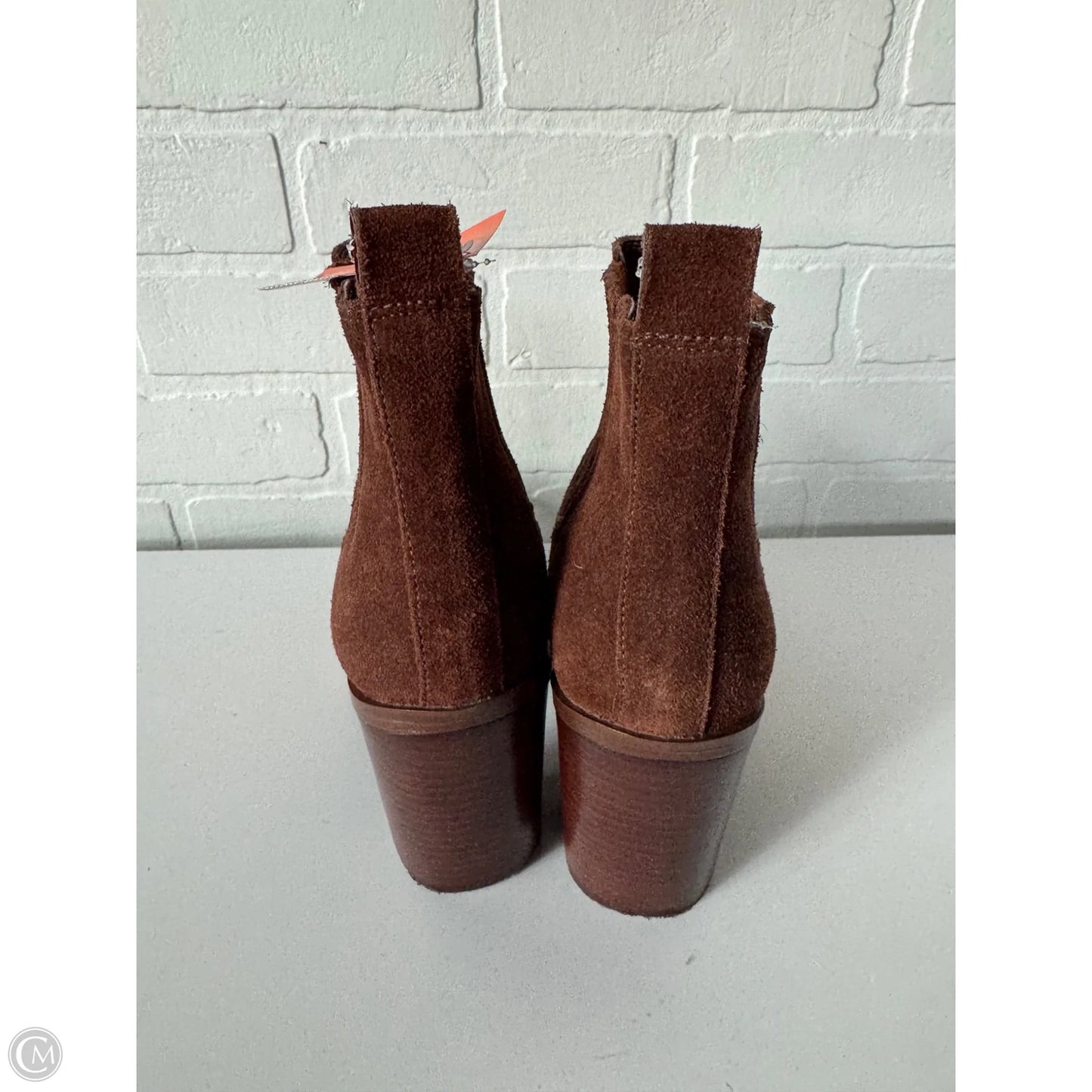 Boots Ankle Heels By Vince Camuto In Brown, Size: 8