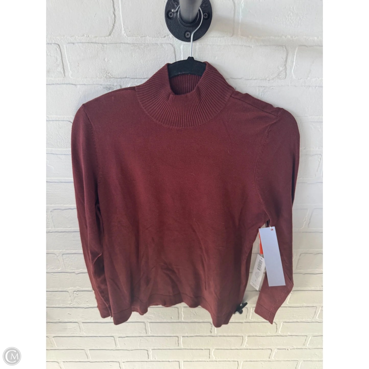 Sweater By Chicos In Brown, Size: M