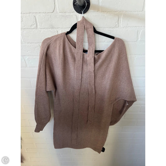 Dress Sweater By Bluivy In Tan, Size: L