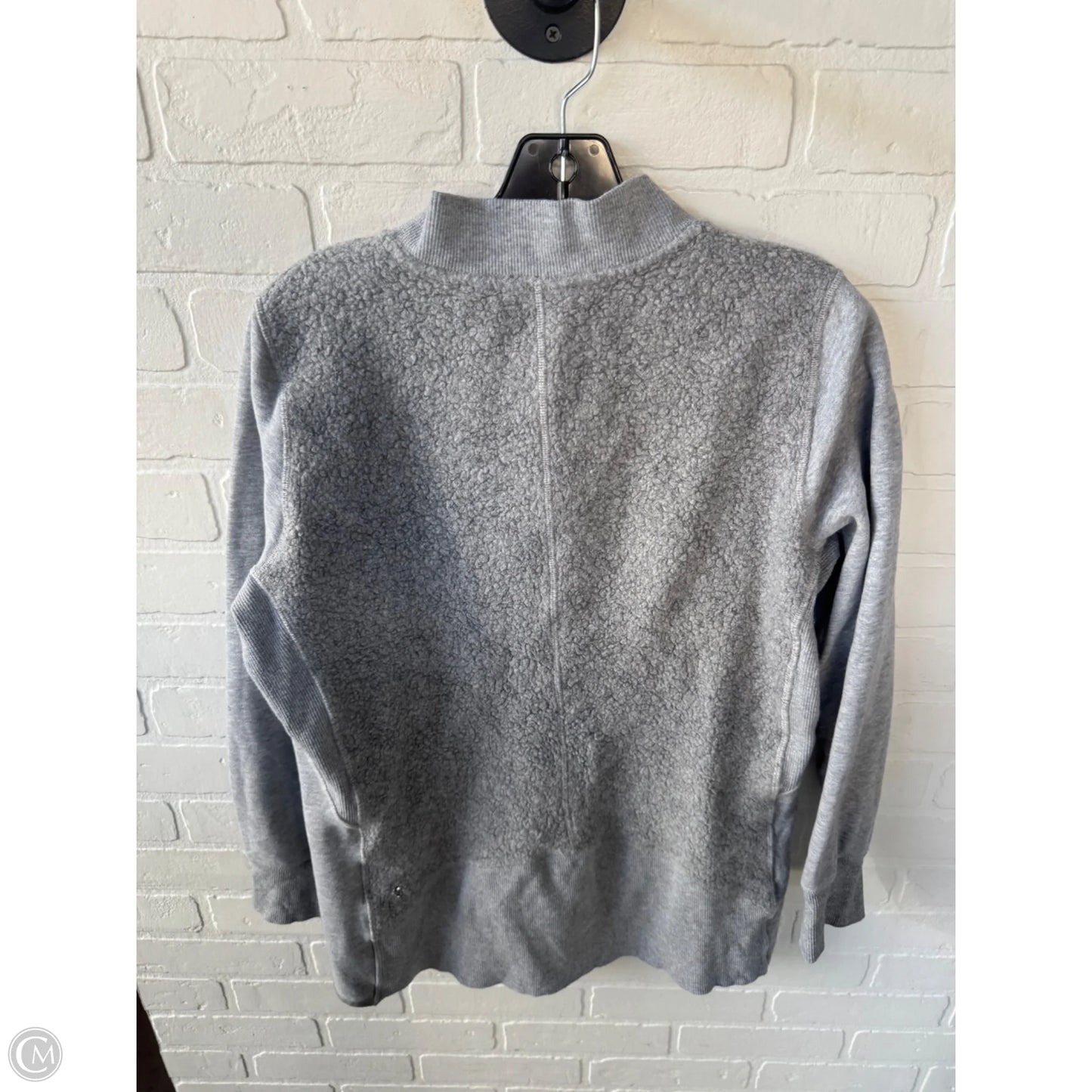 Athletic Jacket By Lululemon In Grey, Size: M