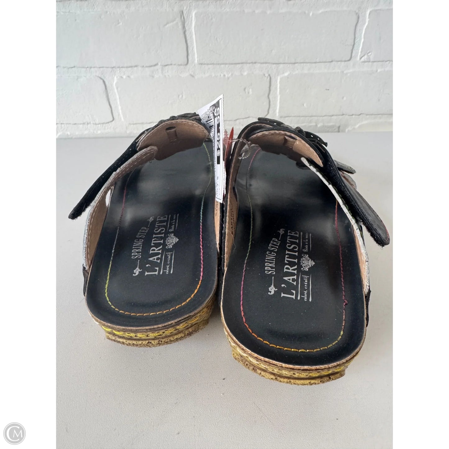 Sandals Flats By Spring Step In Blue, Size: 7.5