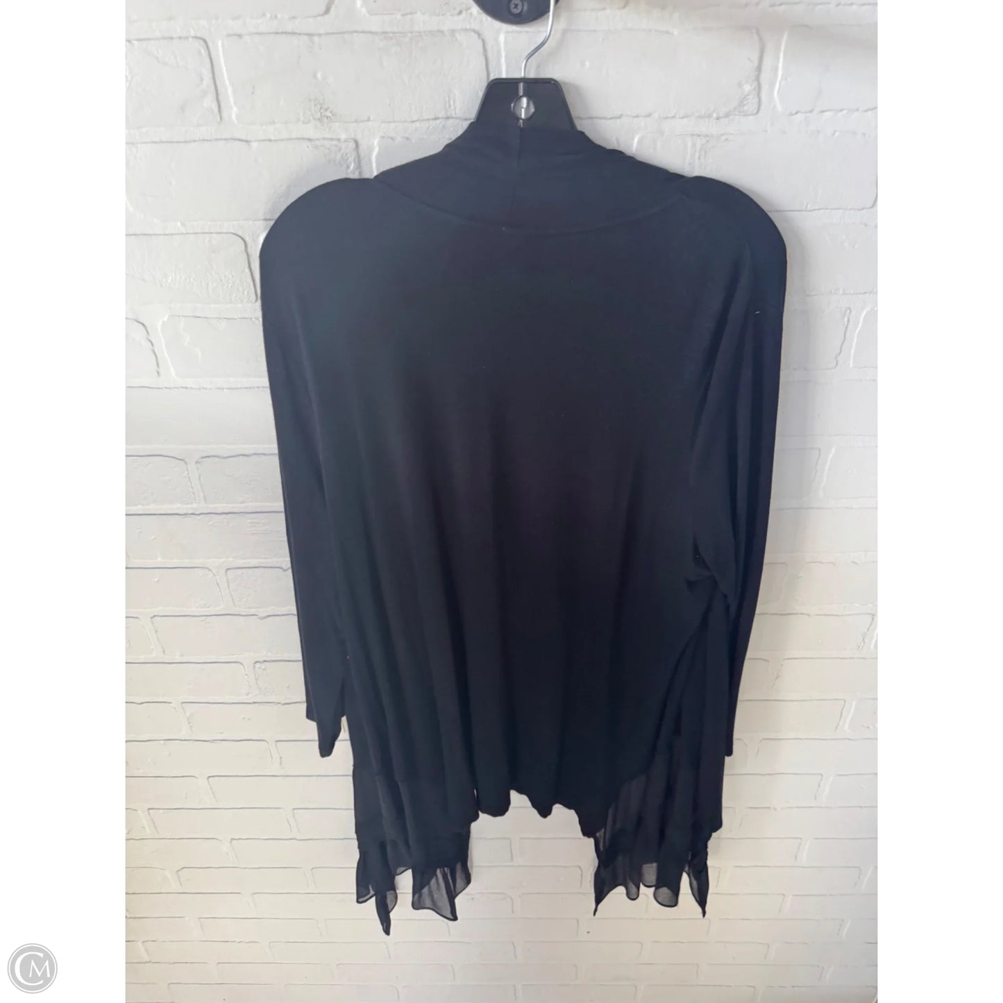Cardigan By Logo In Black, Size: L