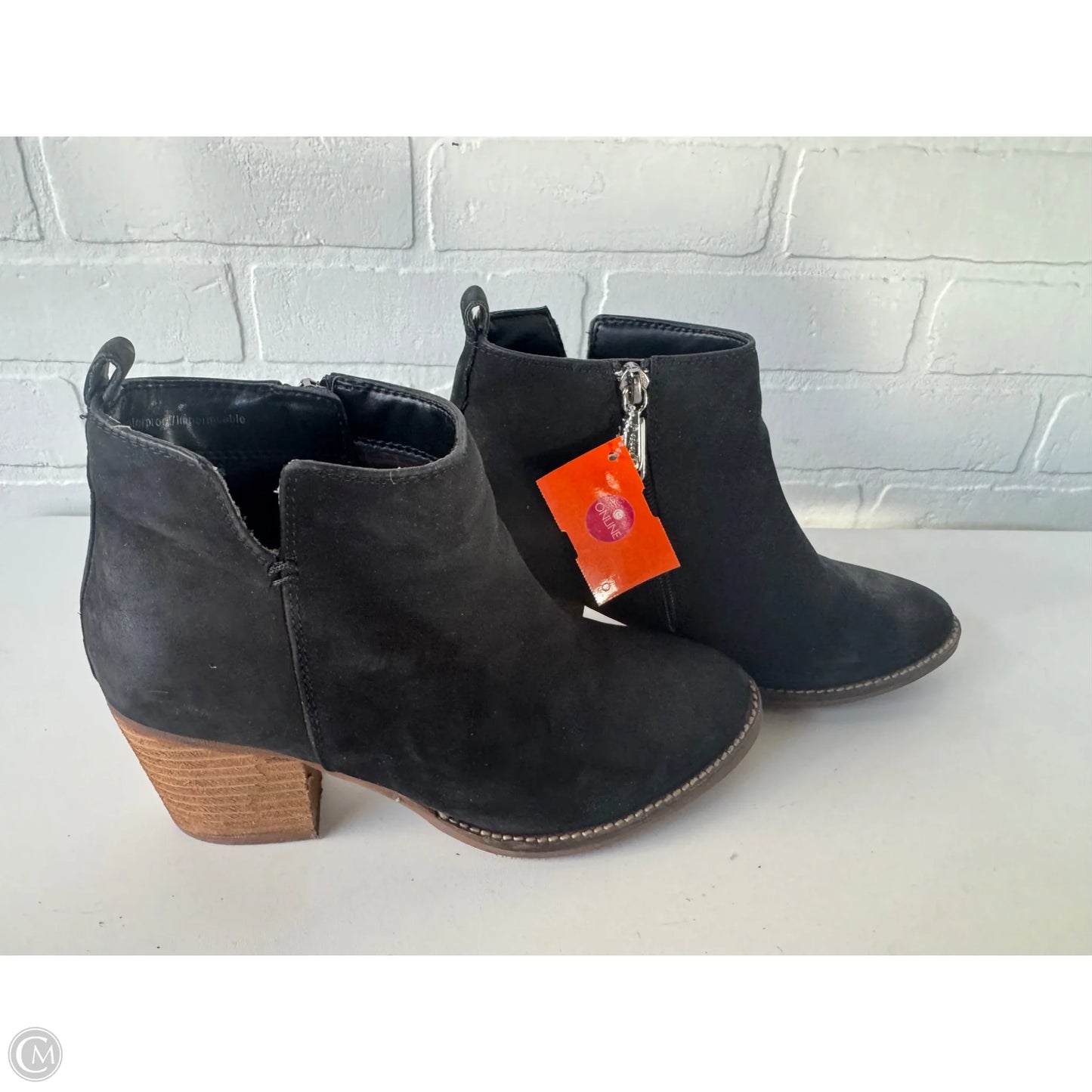 Boots Ankle Heels By Blondo In Black, Size: 7