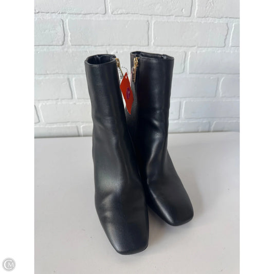 Boots Ankle Heels By Michael By Michael Kors In Black & Brown, Size: 6.5