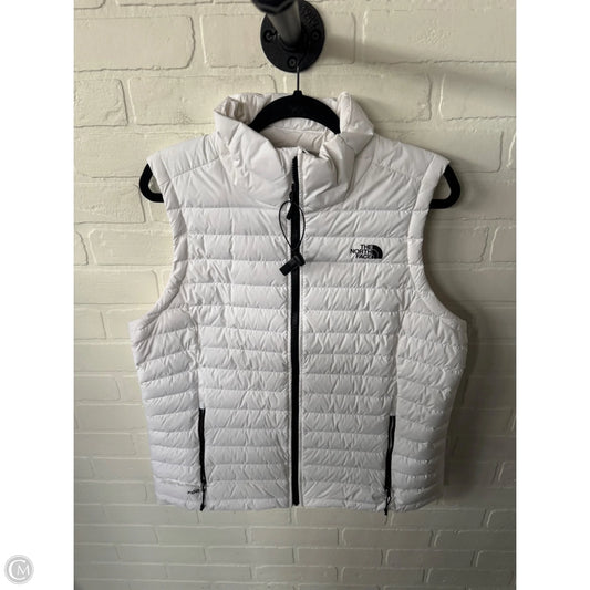Vest Puffer & Quilted By The North Face In White, Size: Xl