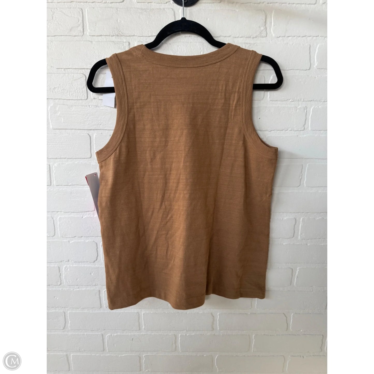Top Sleeveless Basic By Loft In Tan, Size: M
