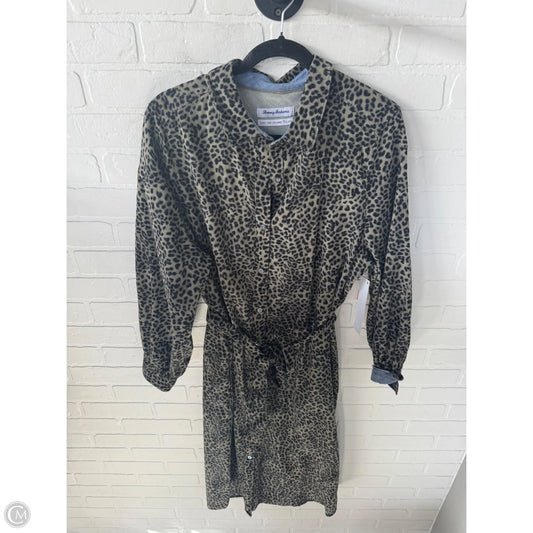 Dress Casual Midi By Tommy Bahama In Black & Green, Size: Xl