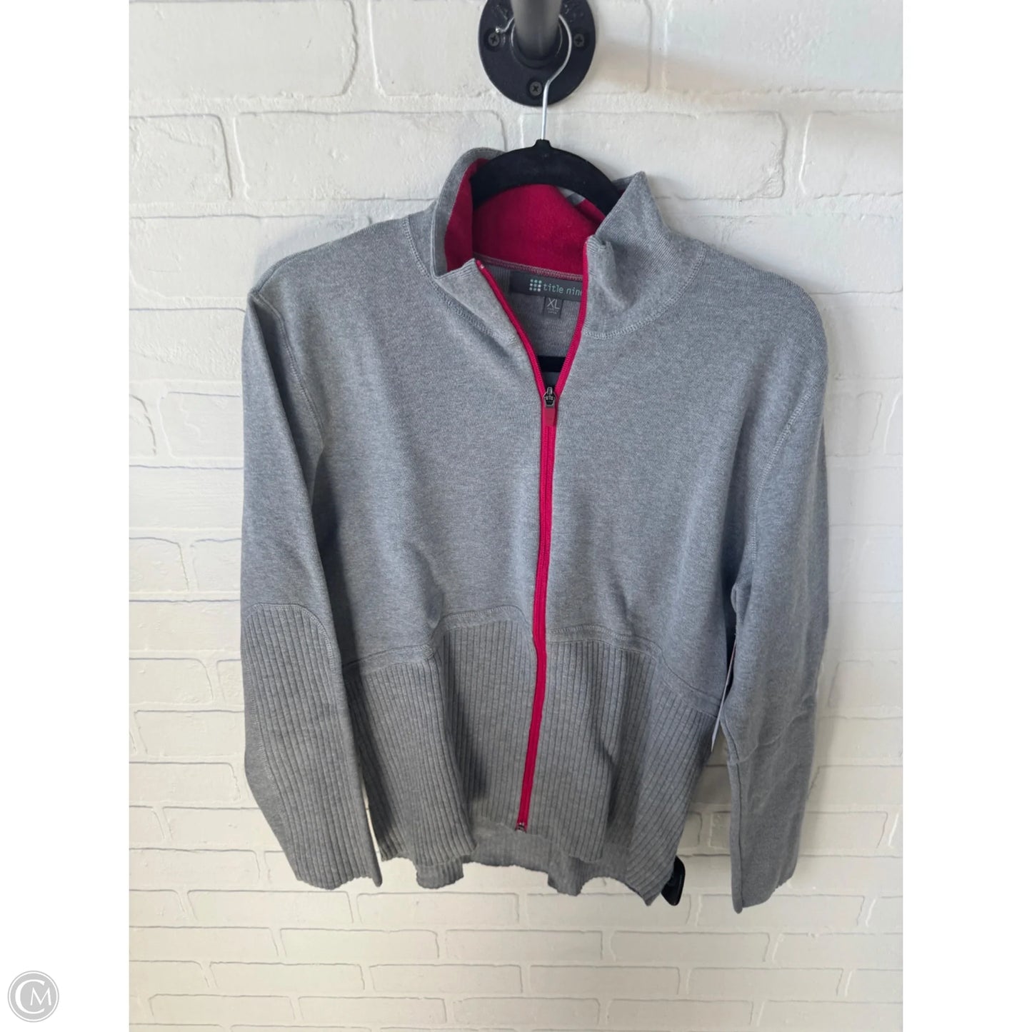 Athletic Sweatshirt Collar By Title Nine In Grey, Size: Xl