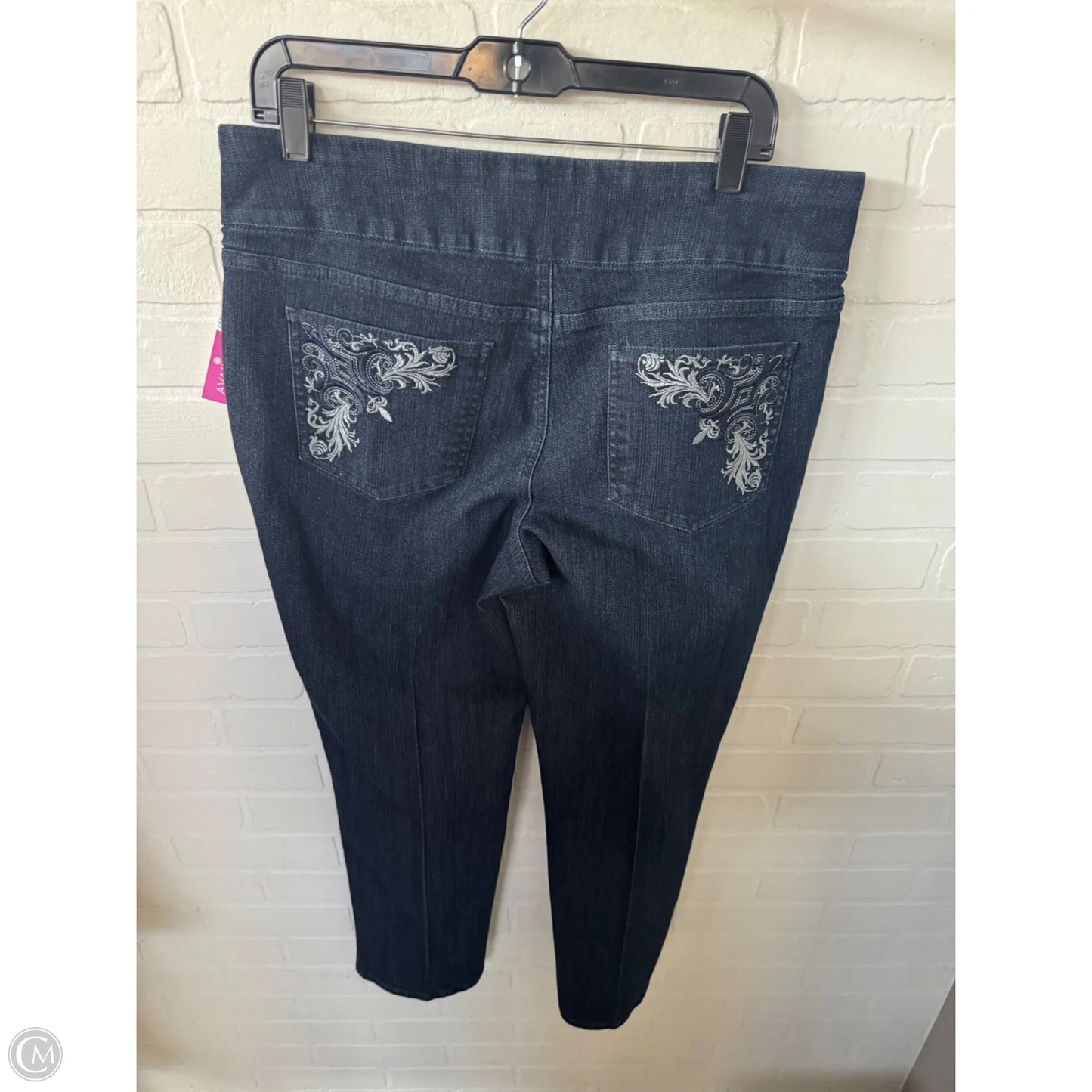 Jeans Jeggings By Denim And Co Qvc In Blue Denim, Size: 14