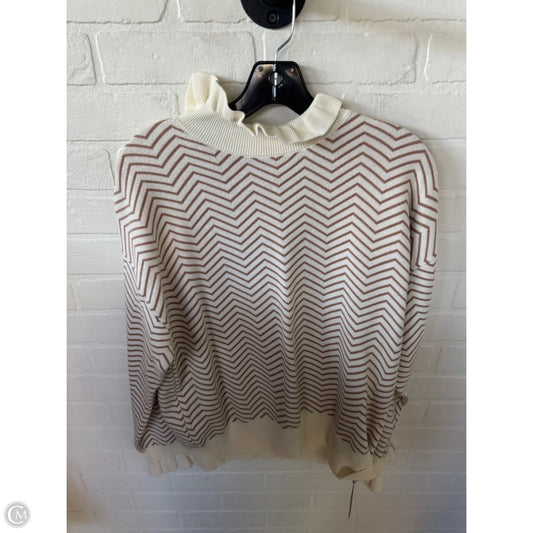 Sweater By Shein In Cream & Tan, Size: S