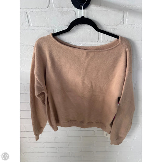 Sweater By Shein In Tan, Size: M