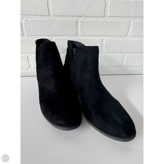 Boots Ankle Heels By Bass In Black, Size: 9