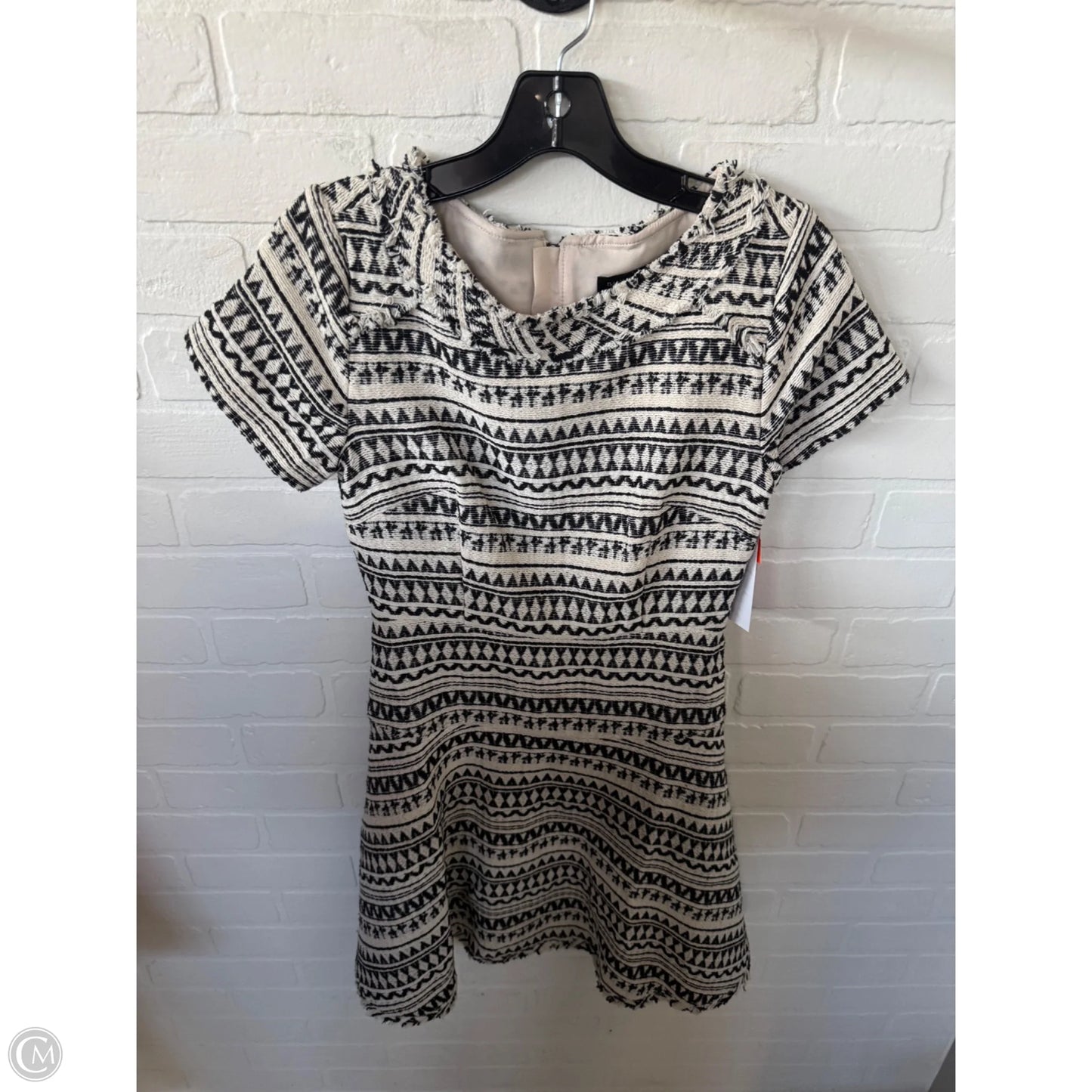 Dress Work By Banana Republic In Black & Cream, Size: Xs