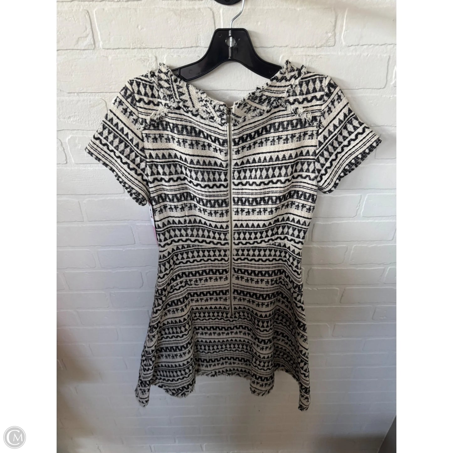 Dress Work By Banana Republic In Black & Cream, Size: Xs