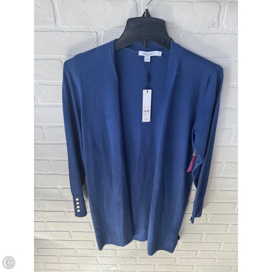 Sweater Cardigan By Chicos In Blue, Size: S