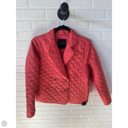 Jacket Puffer & Quilted By Talbots In Orange, Size: M