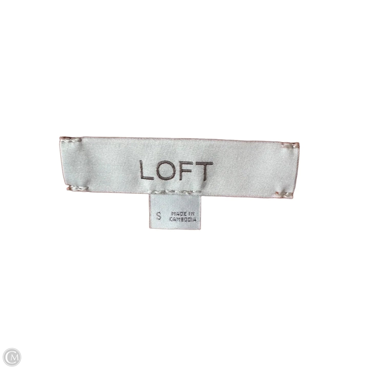 Sweater Cardigan By Loft In Orange, Size: S