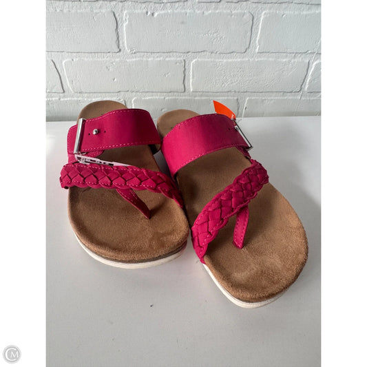 Sandals Flats By Earth Origins In Pink, Size: 8