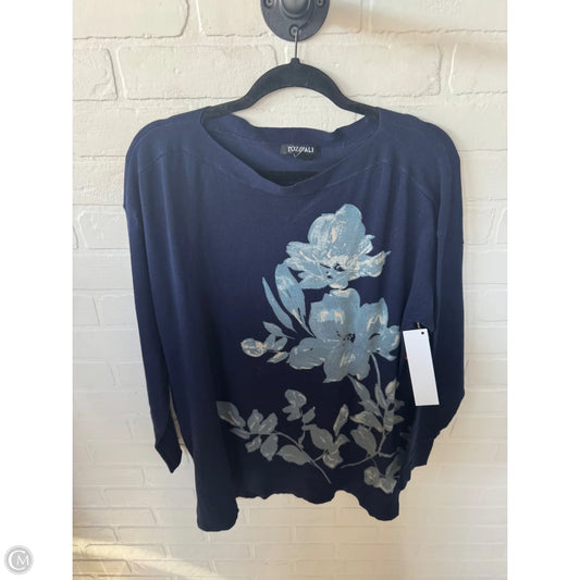 Sweater By Roz And Ali In Blue, Size: XL