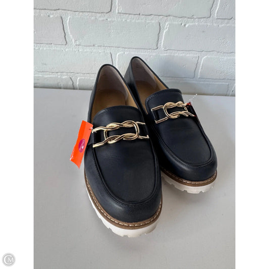 Shoes Flats By Talbots In Blue & Gold, Size: 9