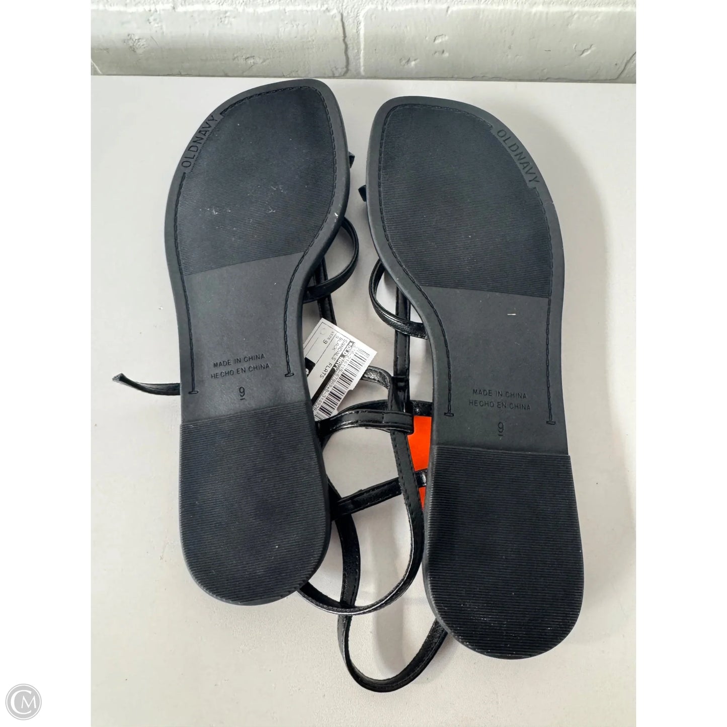 Sandals Flats By Old Navy In Black, Size: 9