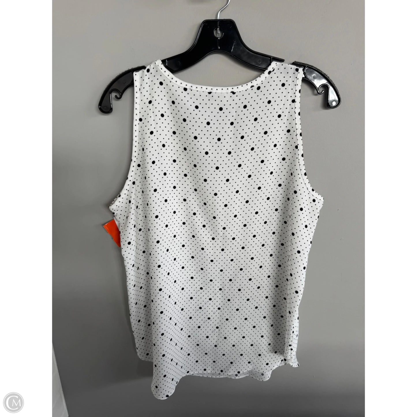 Top Sleeveless Basic By Loft In Black & White, Size: M