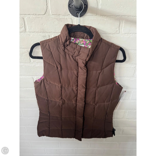 Vest Designer By Lilly Pulitzer In Brown, Size: Xs