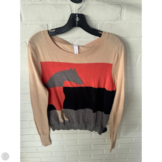 Sweater By Anthropologie In Grey & Pink, Size: S