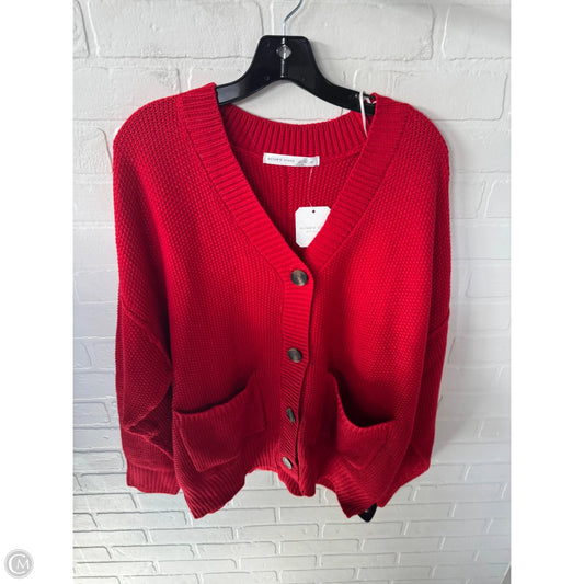 Sweater Cardigan By Altard State In Red, Size: L