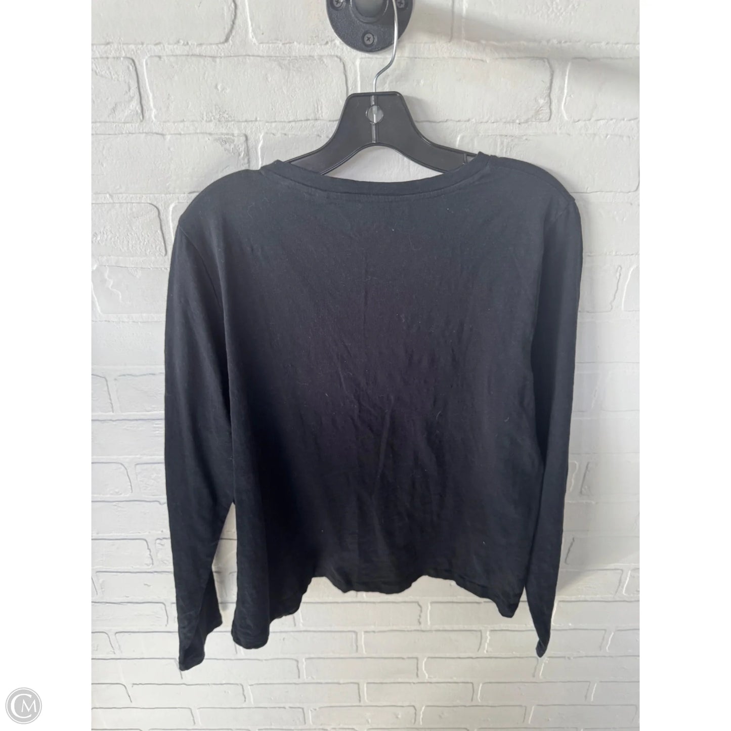 Top Long Sleeve Basic By Boden In Black, Size: L