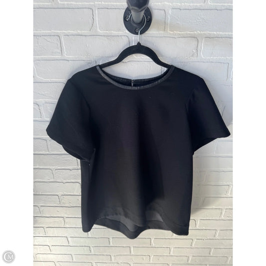 Top Short Sleeve By Madewell In Black, Size: L