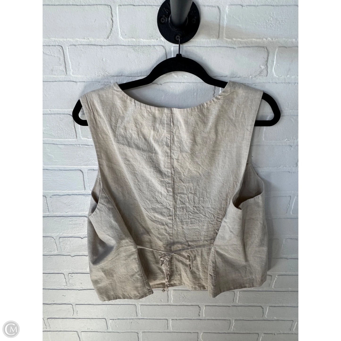 Vest Other By Gap In Tan, Size: Xl