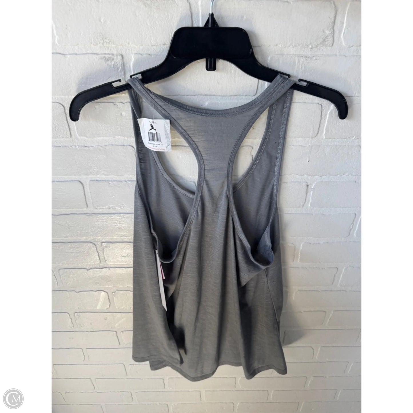 Top Sleeveless Basic By Clothes Mentor In Grey, Size: Xl