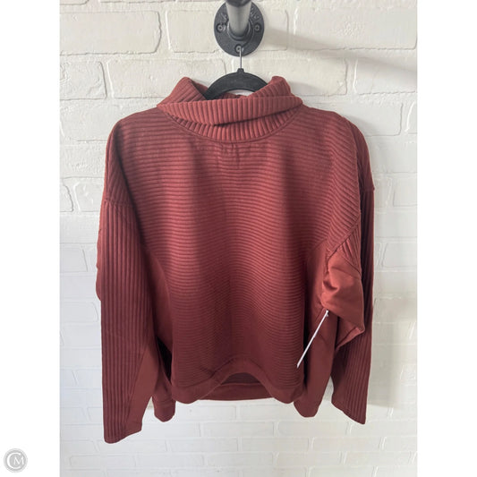 Athletic Sweatshirt Collar By Tahari In Brown, Size: M