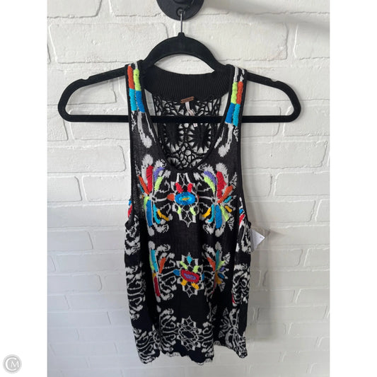 Vest Sweater By Free People In Black & Cream, Size: M