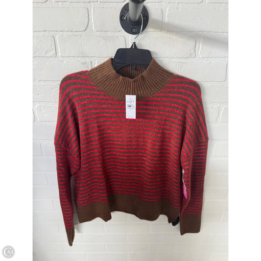 Sweater By Loft In Brown & Red, Size: S