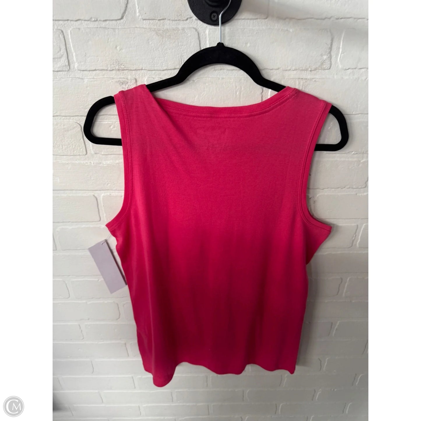 Top Sleeveless Basic By Chicos In Pink, Size: L