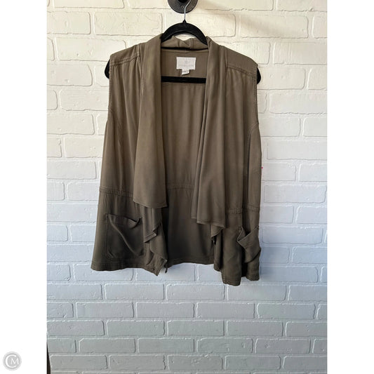 Vest Other By Caslon In Green, Size: L