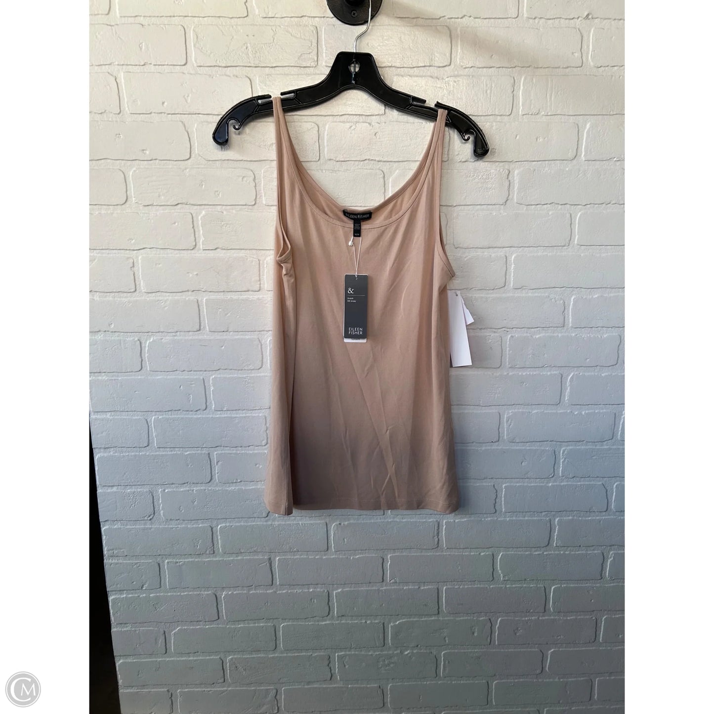 Top Sleeveless Basic By Eileen Fisher In Tan, Size: M