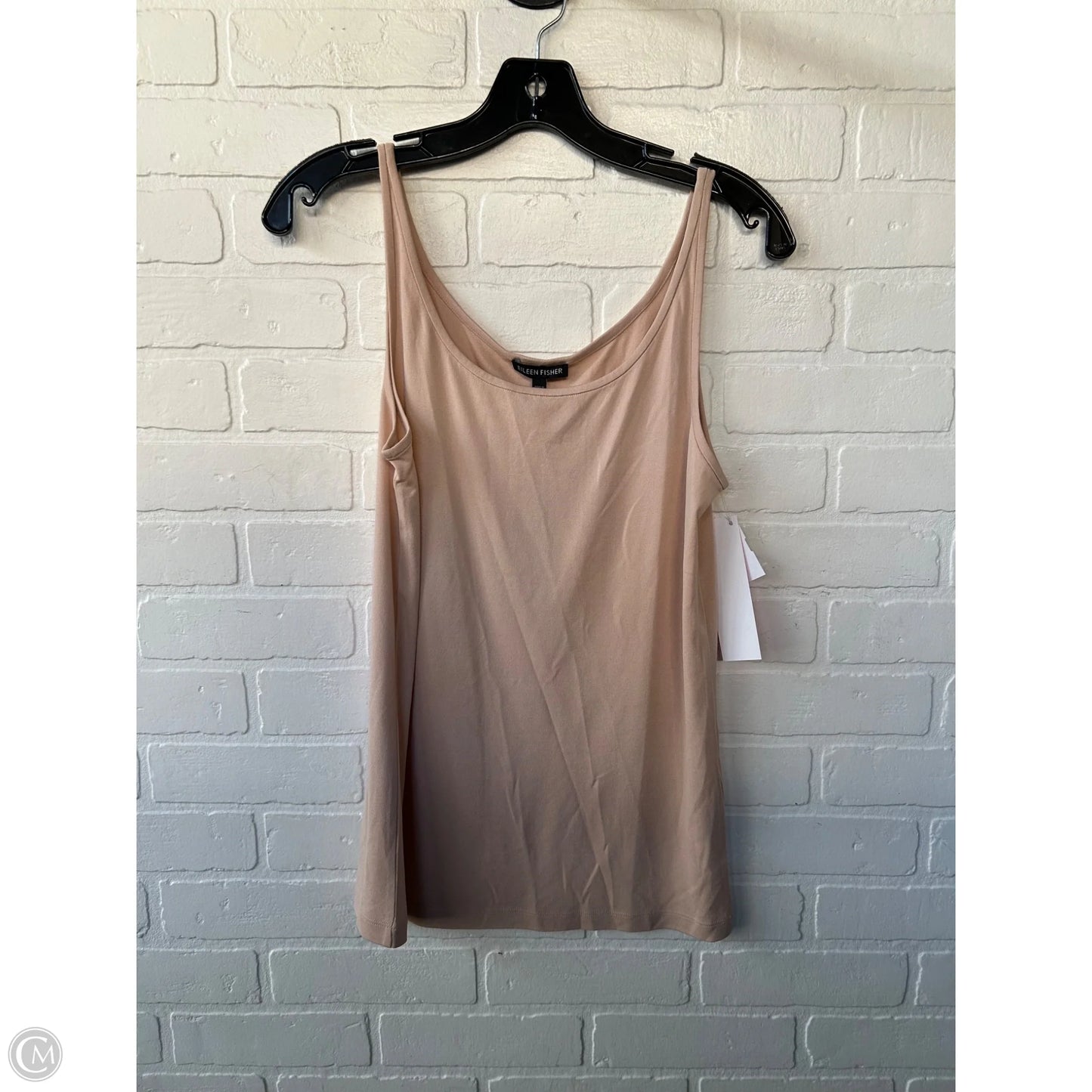 Top Sleeveless Basic By Eileen Fisher In Tan, Size: M