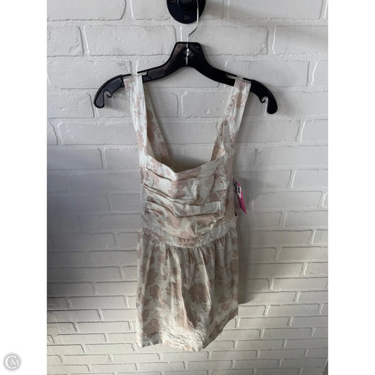 Dress Casual Short By Free People In Pink & Tan, Size: S