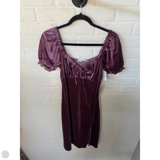 Dress Casual Midi By All In Favor In Purple, Size: Xs