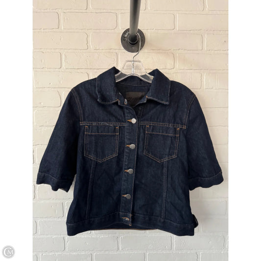 Jacket Denim By Zara In Blue Denim, Size: M