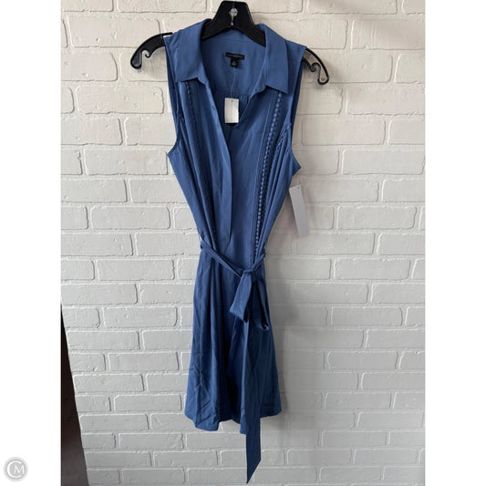 Dress Casual Short By Ann Taylor In Blue, Size: L